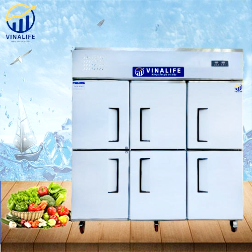 Tủ Mát 6 Cánh 1600L Vinalife